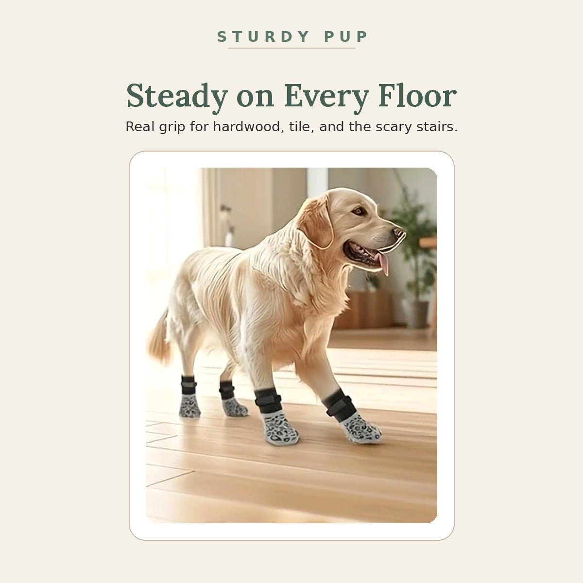 Non-Slip Grip Socks for Senior Dogs for senior dogs - Dog Mobility by Sturdy Pup