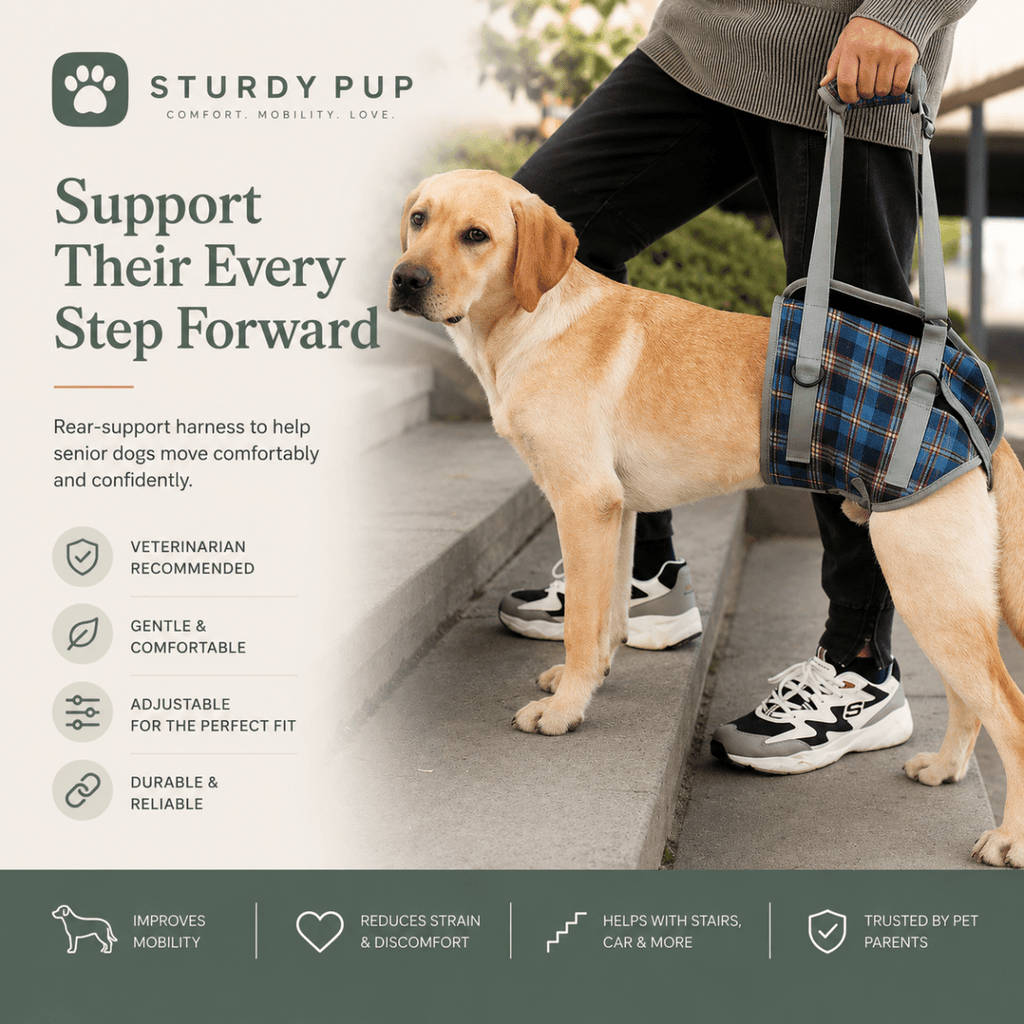Rear-Support Mobility Harness for Senior Dogs for senior dogs - Dog Mobility by Sturdy Pup