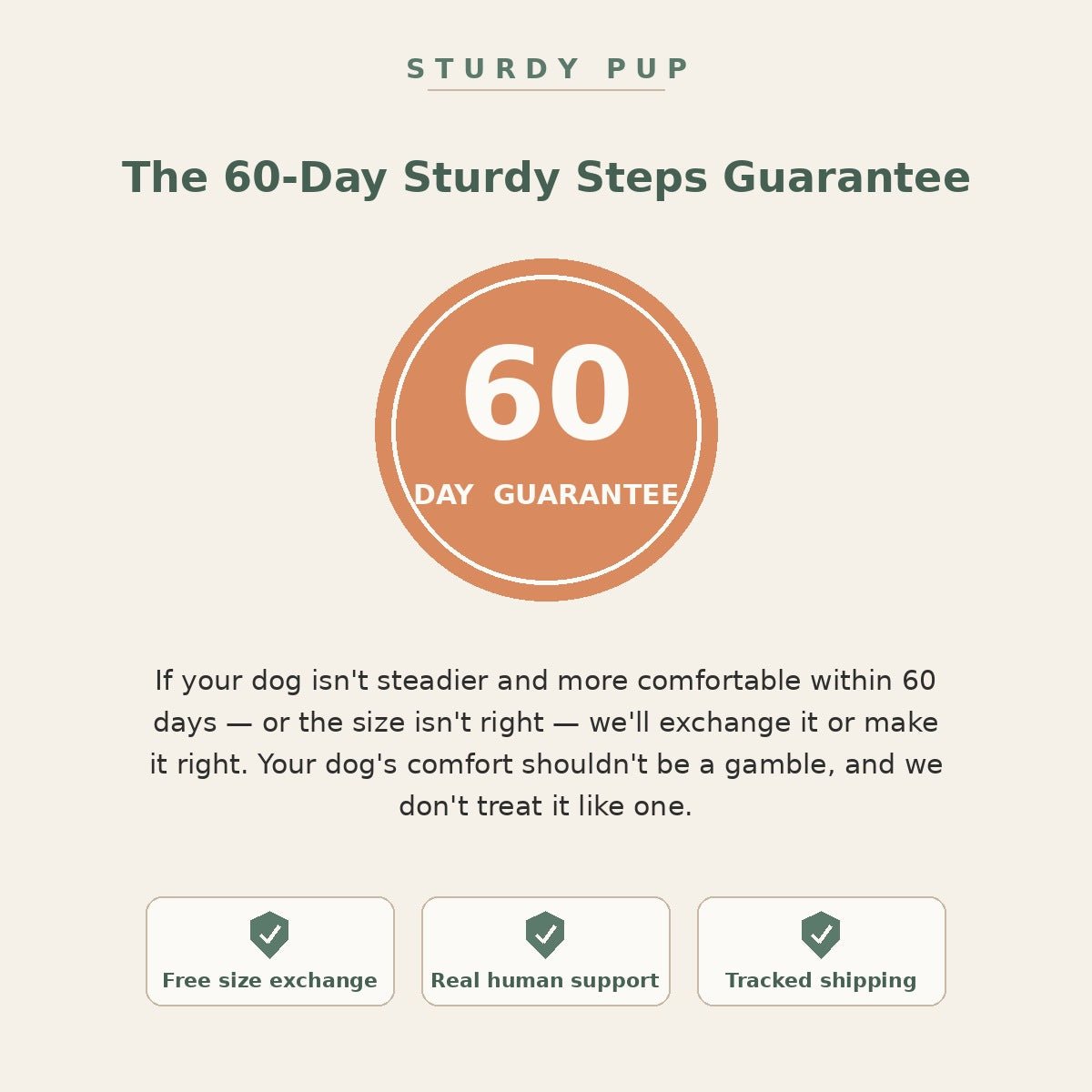 The Comfort Set for senior dogs - Dog Mobility by Sturdy Pup